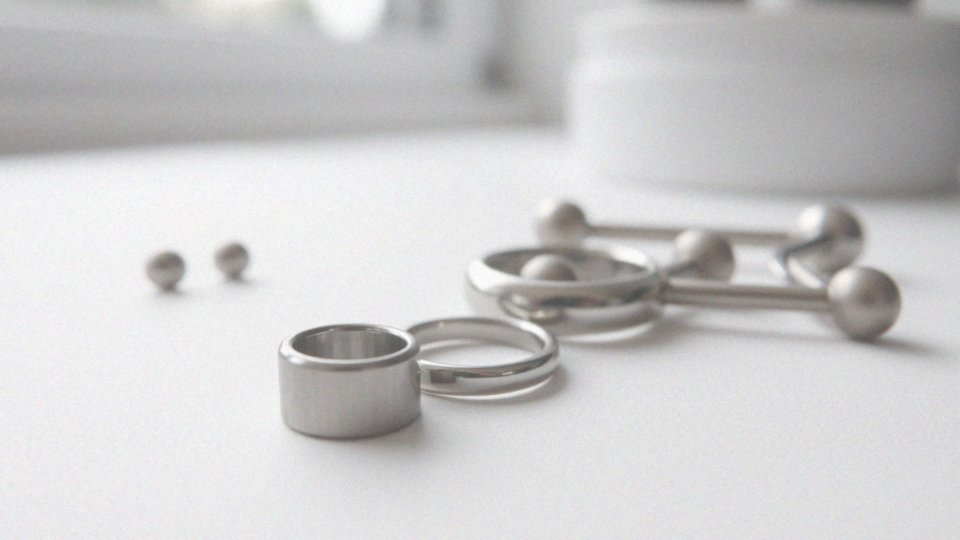 Jakie materiały są najlepsze do biżuterii w upper lobe piercing?