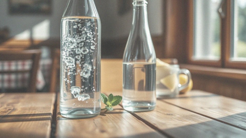 Jakie są różnice między wodą gazowaną a niegazowaną?